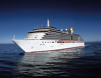 The Arcadia cruise ship