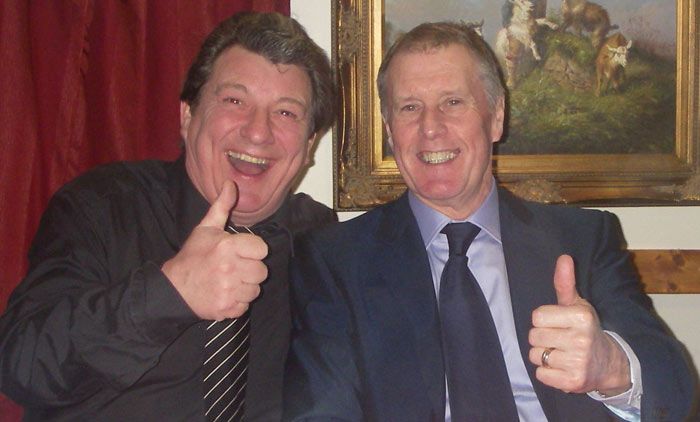 Geoff Hurst with Austin